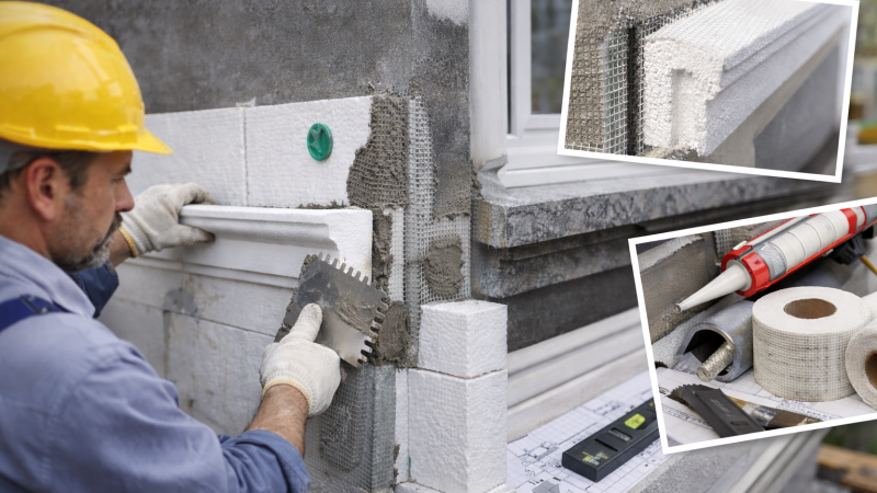 Cum integrezi profilele decorative cu termosistemul fără punți termice