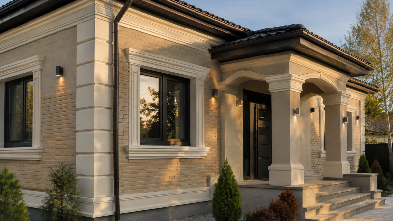 Renovarea fațadei înainte de toamnă: ce profile decorative alegi și cum planifici lucrările