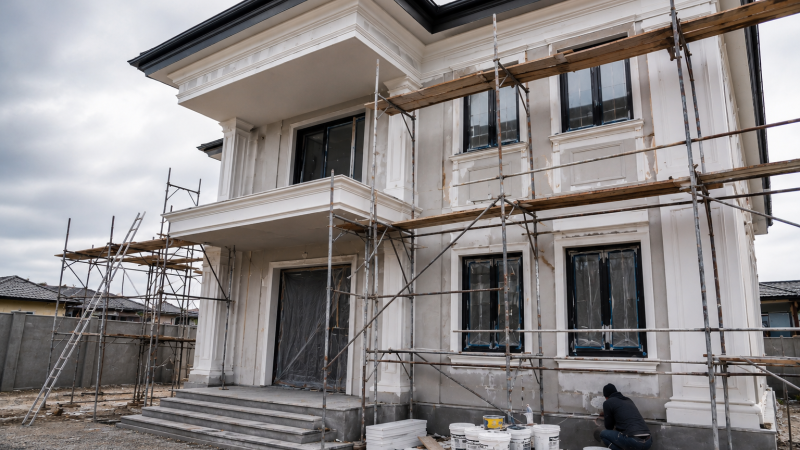 Cât durează montajul profilelor decorative pe o casă – timeline real