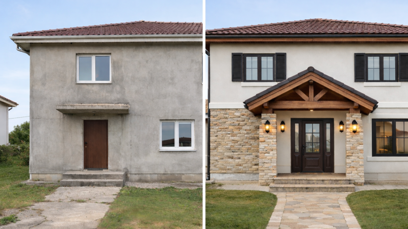 Cum influențează detaliile fațadei valoarea unei locuințe