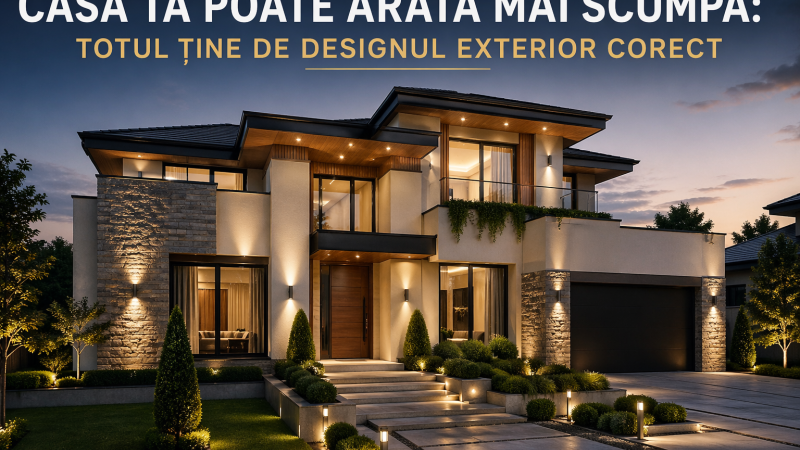 Casa Ta Poate Arăta Mai Scumpă: Secretele unui Design Exterior Premium