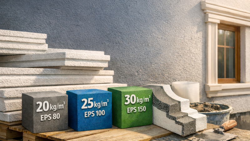 Ce densitate de polistiren e bună pentru profile de exterior?