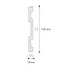 Ancadrament decorativ fereastra MA61 158X15X2000