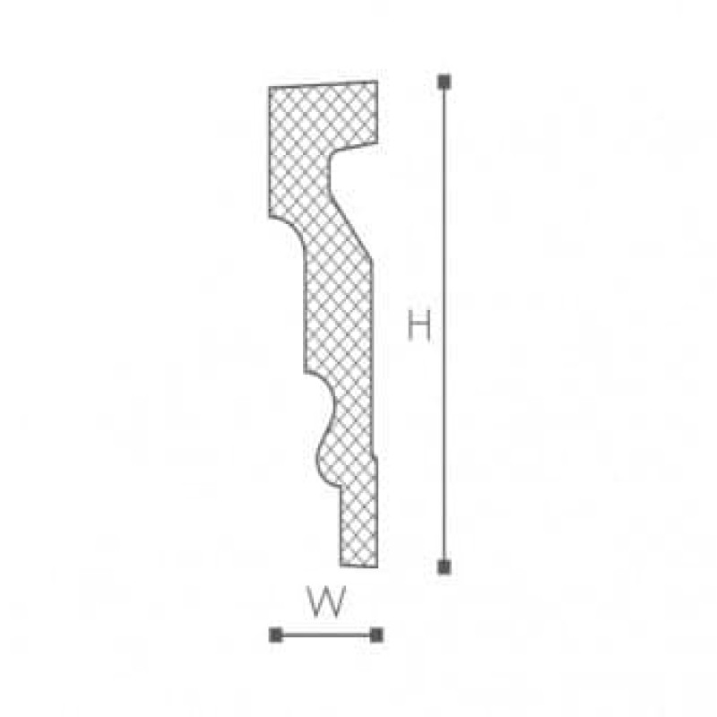 Ancadrament decorativ fereastra MA10 180X45X2000 Ancadrament decorativ fereastra MA10 180X45X2000
