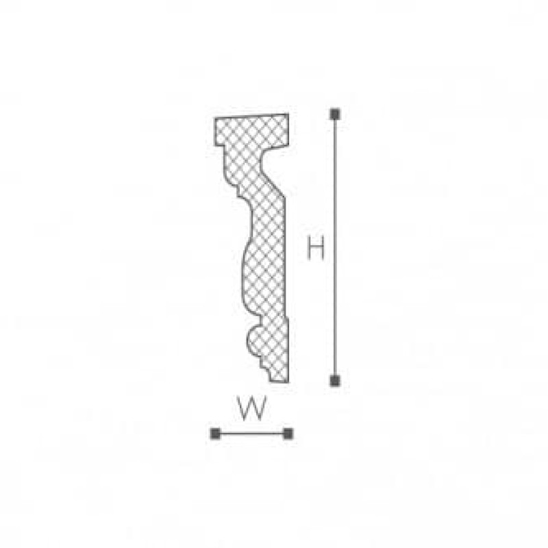 Ancadrament decorativ fereastra MA14 130X40X2000 Ancadrament decorativ fereastra MA14 130X40X2000