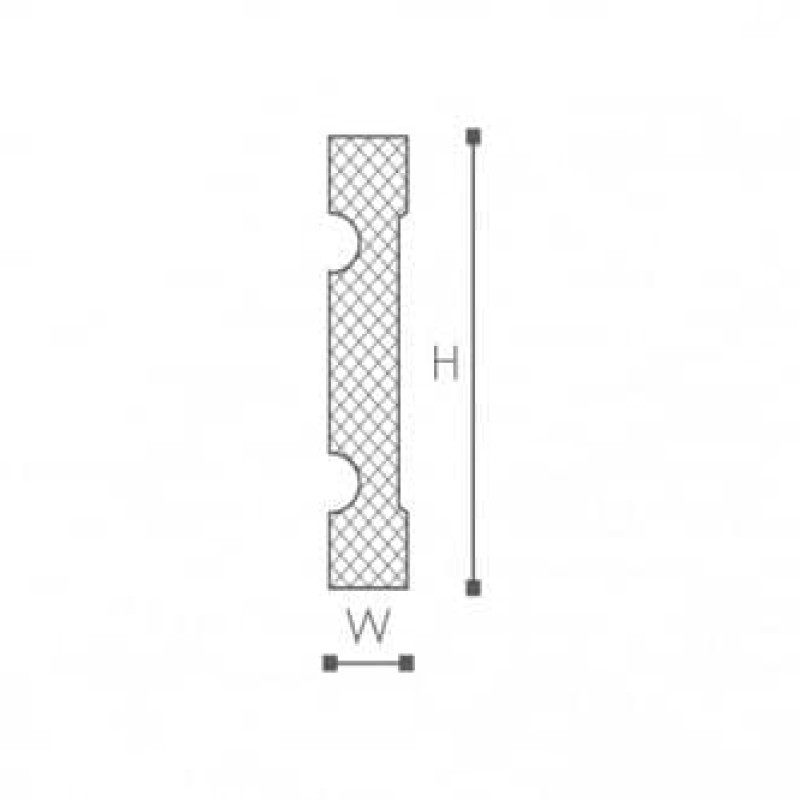 Ancadrament decorativ fereastra MA22 150X30X2000 Ancadrament decorativ fereastra MA22 150X30X2000