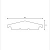 Capac de gard ADRO-DECOR ST107 244X60X2000
