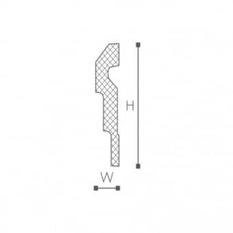 Ancadrament decorativ fereastra MA1 LIGHT 140X30X2000 Ancadrament decorativ fereastra MA1 LIGHT 140X30X2000