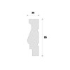 Ancadrament decorativ fereastra ADA102 95X30X2000