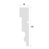 Ancadrament decorativ fereastra ADA105 175X40X1250