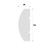 Ancadrament decorativ fereastra ADA109 115X40X2000