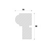 Ancadrament decorativ fereastra ADA110 90X55X2000 Ancadrament decorativ fereastra ADA110 90X55X2000