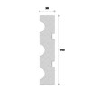 Ancadrament decorativ fereastra ADA112 145x30x1250