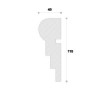 Ancadrament decorativ fereastra ADA116 115x40x1250