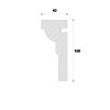 Ancadrament decorativ fereastra ADA120 100X40X1250