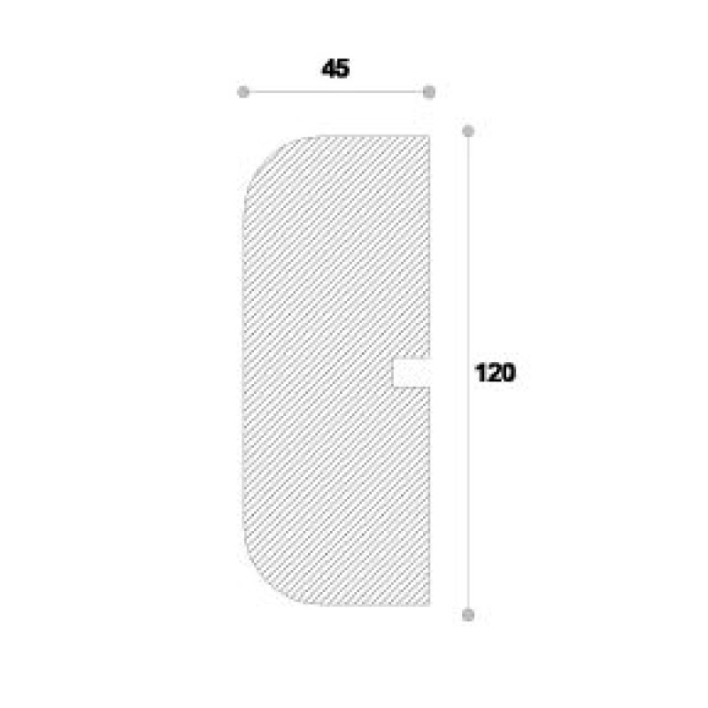 Ancadrament decorativ fereastra ADA123 120X45X2000 Ancadrament decorativ fereastra ADA123 120X45X2000
