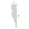 Ancadrament decorativ fereastra ADA126 200X40X1250