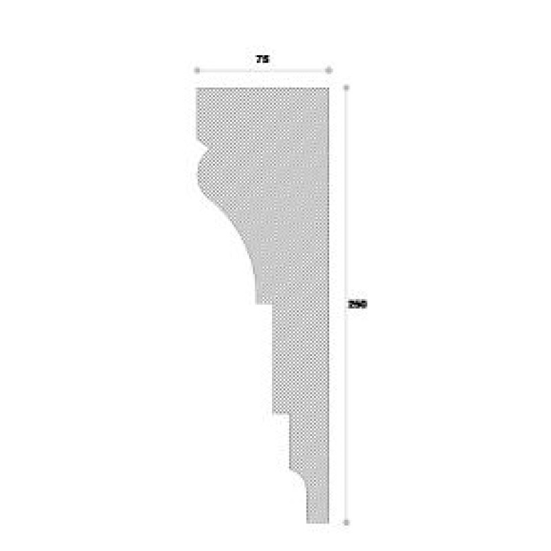 Ancadrament decorativ fereastra ADA127 250X75X2000 Ancadrament decorativ fereastra ADA127 250X75X2000