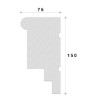 Ancadrament decorativ fereastra ADA142 150X75X2000