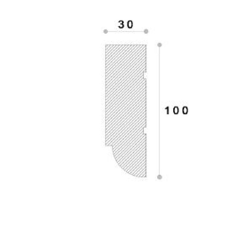 Ancadrament decorativ fereastra ADA145 100X30X2000 Ancadrament decorativ fereastra ADA145 100X30X2000