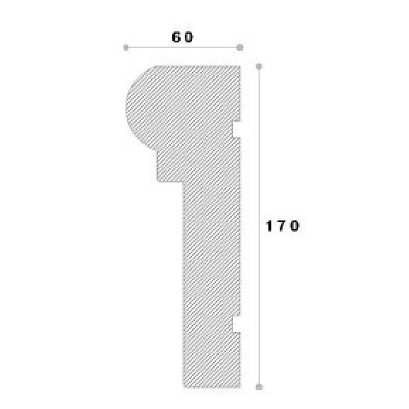 Ancadrament decorativ fereastra ADA149 170X60X2000 Ancadrament decorativ fereastra ADA149 170X60X2000