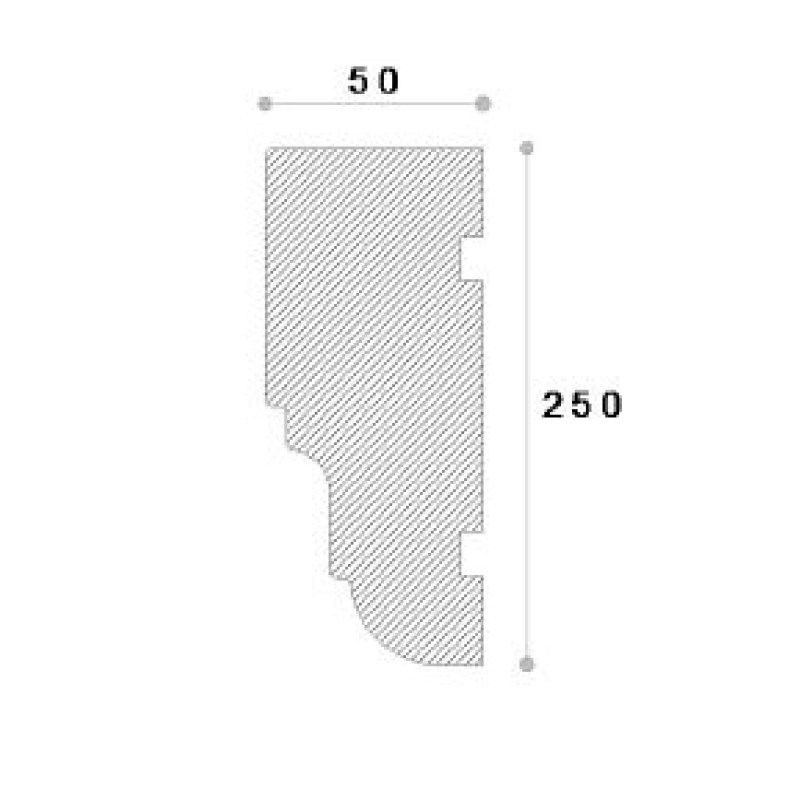 Ancadrament decorativ fereastra ADA165 115X50X2000 Ancadrament decorativ fereastra ADA165 115X50X2000