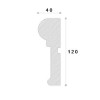 Ancadrament decorativ fereastra ADA186 120X40X2000