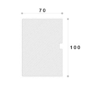 Ancadrament decorativ fereastra ADA190 100X70X2000