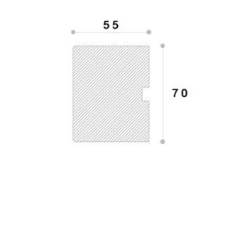 Ancadrament decorativ fereastra ADA191 70X55X2000 Ancadrament decorativ fereastra ADA191 70X55X2000