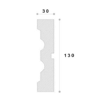 Ancadrament decorativ fereastra ADA211 130X30X1250