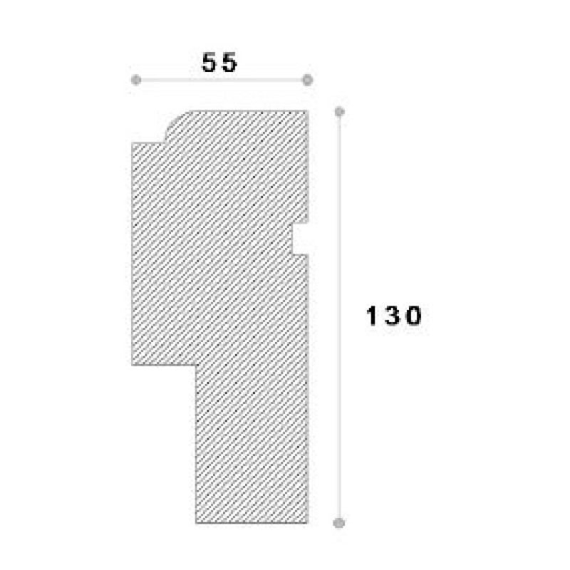 Ancadrament decorativ fereastra ADA227 130X55X2000 Ancadrament decorativ fereastra ADA227 130X55X2000
