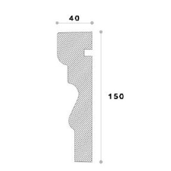 Ancadrament decorativ fereastra REMA11 150X40X1250