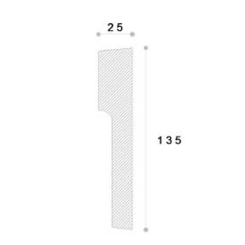 Ancadrament decorativ fereastra REMA3 135X25X2000