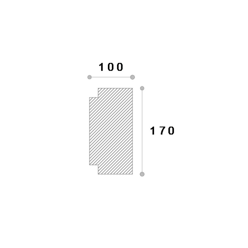 Cheie de bolta fereastra ADCB102 200X100X170 Cheie de bolta fereastra ADCB102 200X100X170