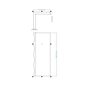 Coltar exterior ADCL111 310/310X40X800