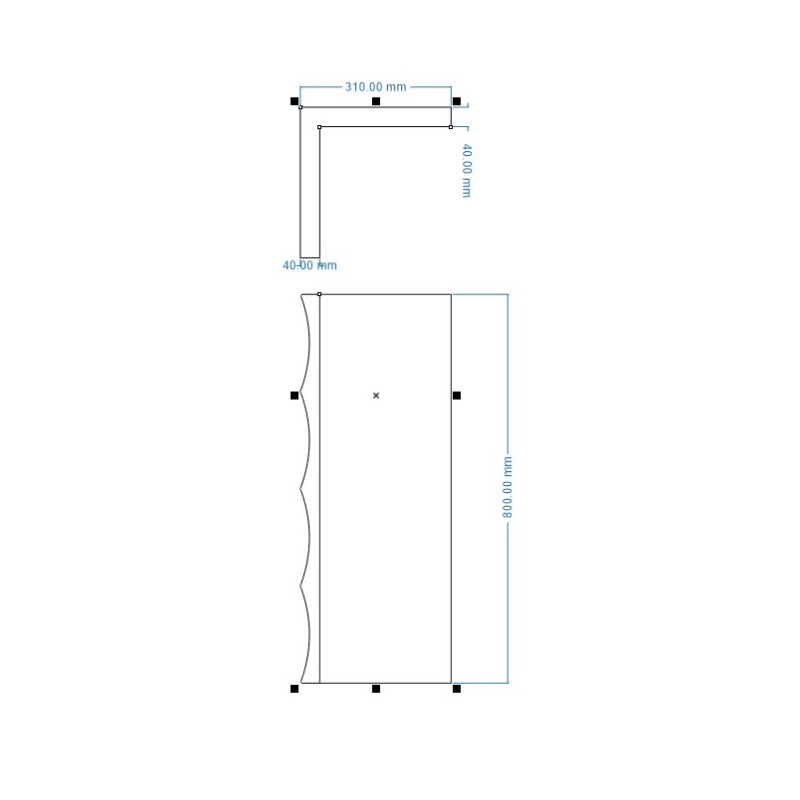 Coltar exterior ADCL111 310/310X40X800 Coltar exterior ADCL111 310/310X40X800