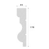 Cornisa decorativa exterior ADC101 170X45X1250