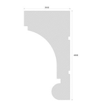 Cornisa decorativa exterior ADC108 400X203X2000