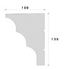 Cornisa decorativa exterior ADC109 135X100X2000