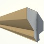Cornisa decorativa exterior ADC149 290X150X2000