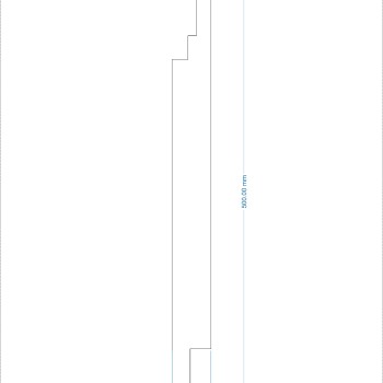 Termosistem decorativ FUGA5 500X50X2000