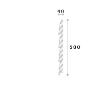Termosistem decorativ SIDDING PANEL 1 500X40X1250