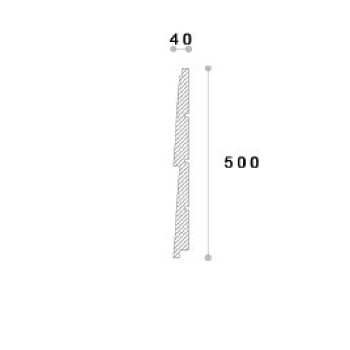 Termosistem decorativ SIDDING PANEL 2 500X40X2000
