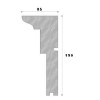 Solbanc decorativ fereastra ADS103 190X85X2000