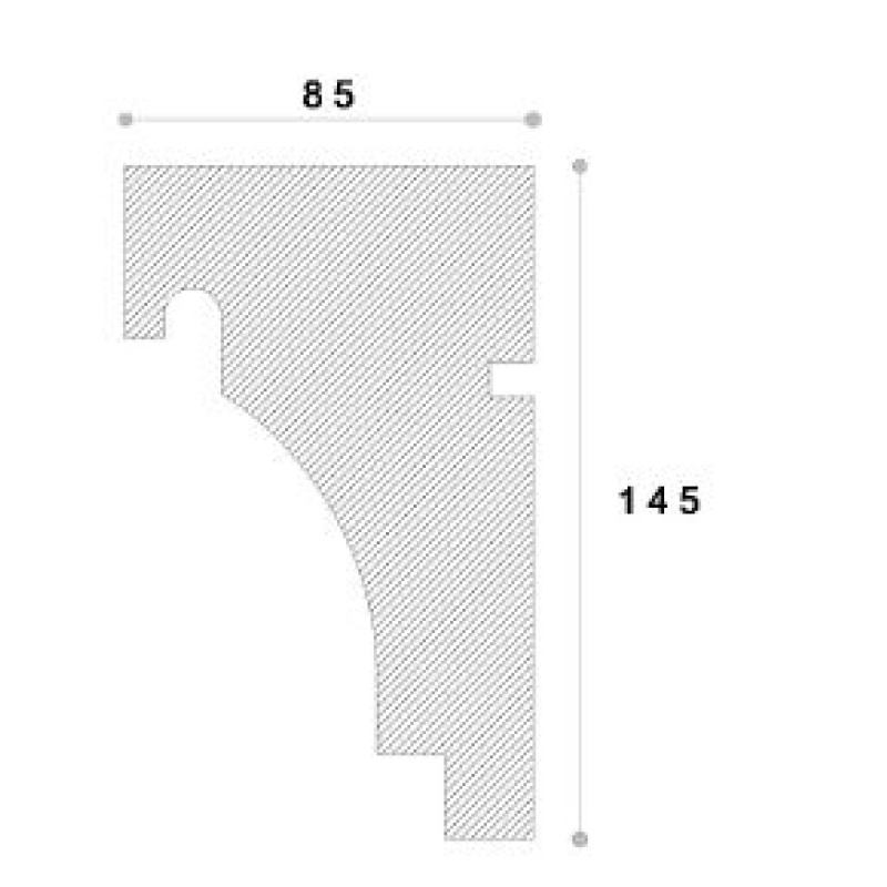 Solbanc decorativ fereastra ADS105 145X85X2000 Solbanc decorativ fereastra ADS105 145X85X2000