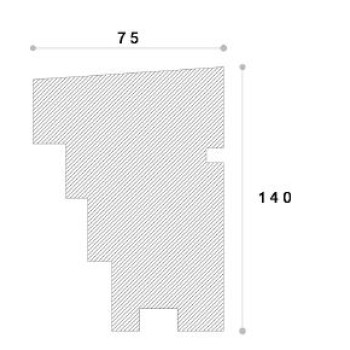 Solbanc decorativ fereastra ADS107 140X100X2000