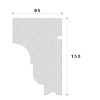 Solbanc decorativ fereastra ADS117 150X95X2000