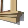 Solbanc decorativ fereastra ADS126 125X140X2000