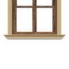 Solbanc decorativ fereastra ADS126 125X140X2000