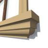 Solbanc decorativ fereastra ADS132 175X130X2000